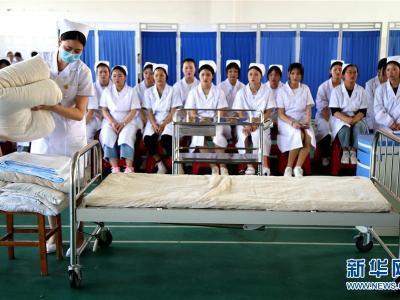 湖北十堰：技能競賽迎接護士節