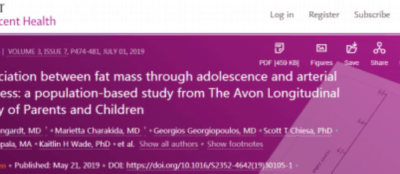 《柳葉刀》子刊最新研究：肥胖青少年血管十歲就開始變硬