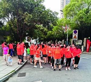 南昌村民健步走 快樂享健康