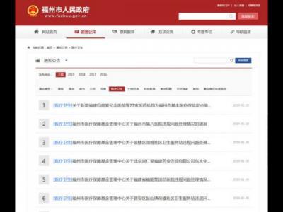 福州市第八醫(yī)院等5家醫(yī)療單位存在違規(guī)問題被通報(bào)