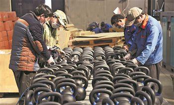 生產健身器材出口創匯過億