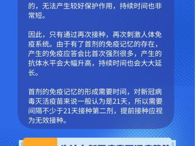 新冠疫苗接種間隔多久為宜？一圖讀懂