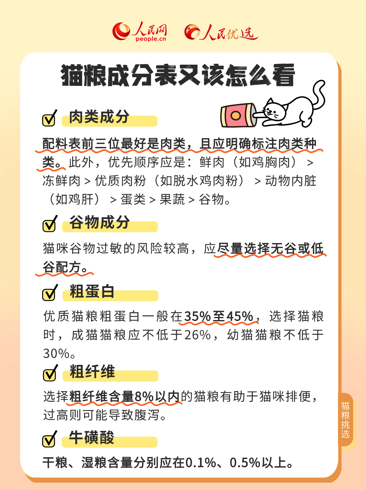 吃得健康挑得好 貓糧選擇大揭秘