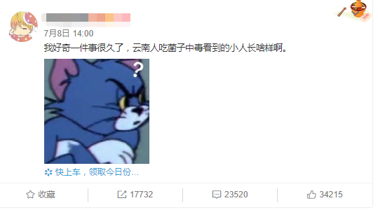 云南人吃菌子中毒后 看見的五彩小人長啥樣？