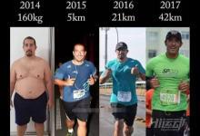 從胖子到型男他只用了3年，爆出減肥秘籍就2個字