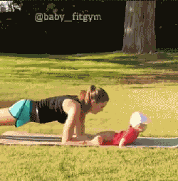 帶著寶寶一起運動 健身辣媽必備