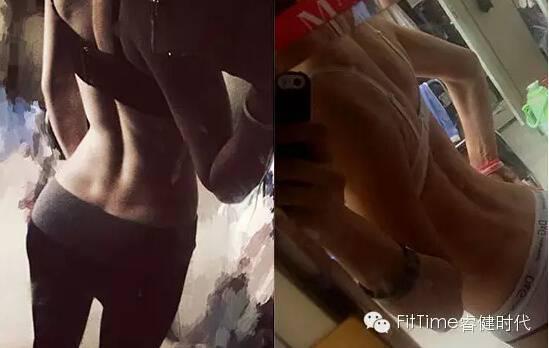 新疆妹子鍛煉出馬甲線的歷程故事