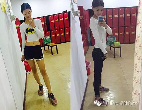 新疆妹子鍛煉出馬甲線的歷程故事