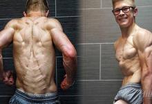 才17歲的小少年，居然把體脂率練只有5%