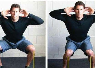 深蹲跳的規范動作圖