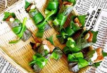 紫蘇葉梅花肉卷的做法-咸鮮味煎菜譜