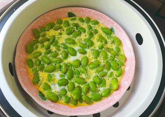 青豆蒸蛋的做法-家常味蒸菜譜