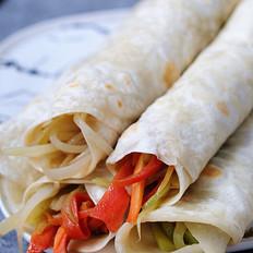 蔬菜卷餅的做法-家常味煎菜譜