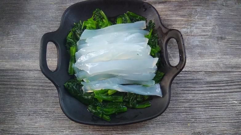 菠菜拌涼粉的做法-家常味拌菜譜