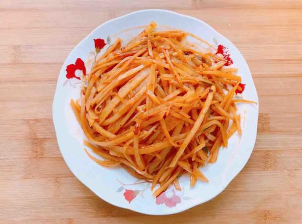 家庭版醬油土豆絲，好吃又營養的家常菜，做法簡單附詳細教程的做法-咸鮮味炒菜譜