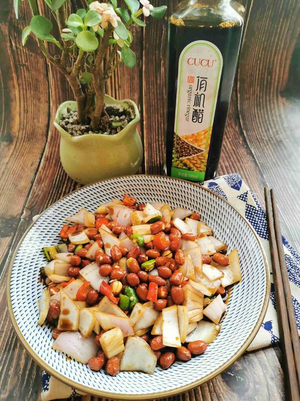 老醋花生的做法-酸辣味拌菜譜