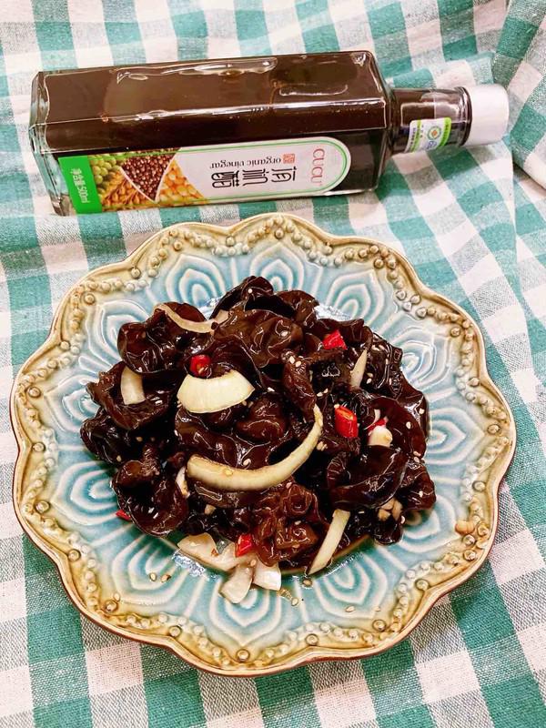 老醋木耳(CUCU有機醋)的做法-酸辣味拌菜譜