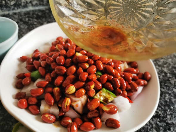 老醋花生的做法-酸辣味拌菜譜