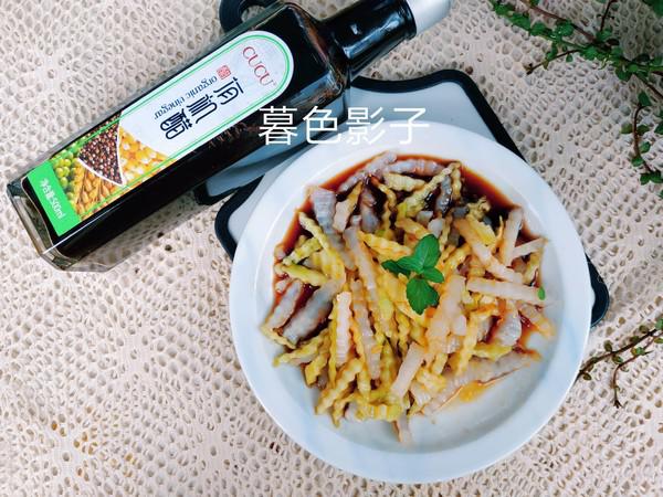 酸甜青瓜涼皮的做法-酸甜味拌菜譜