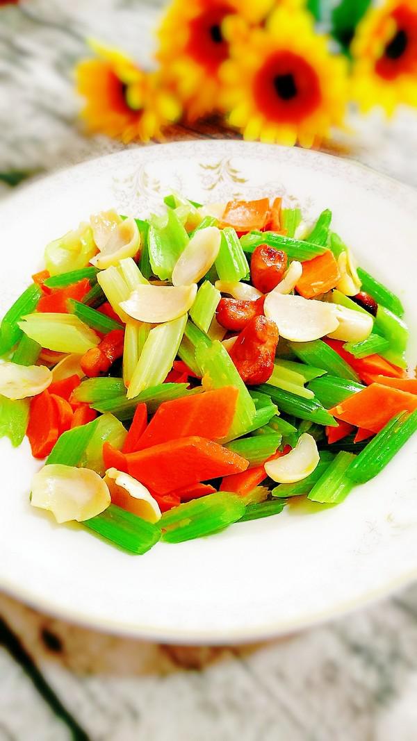 香芹百合的做法-家常味炒菜譜