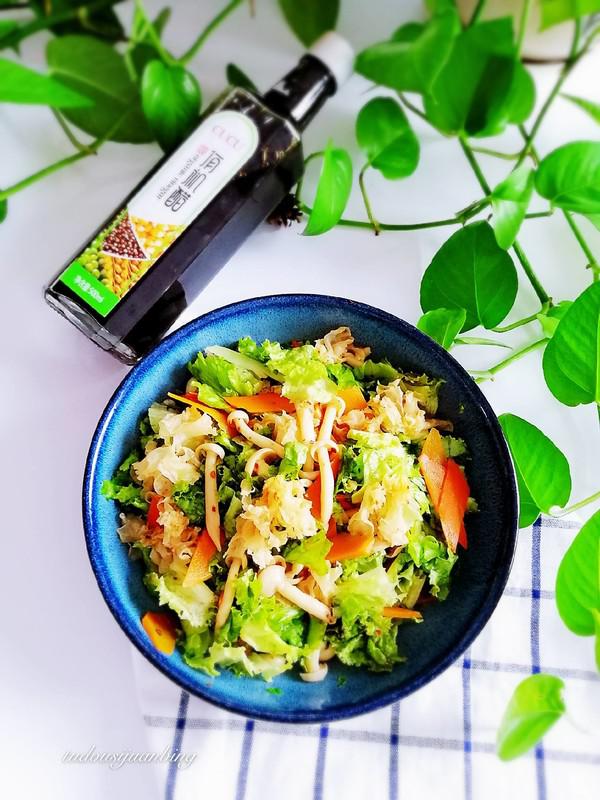 酸甜菌菇拌菜的做法-酸甜味拌菜譜