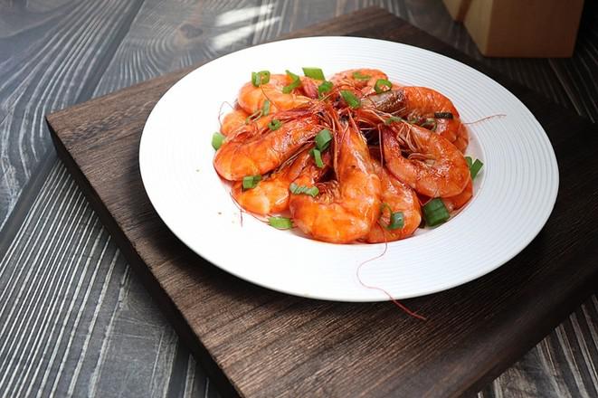 茄汁大蝦的做法-家常味炒菜譜