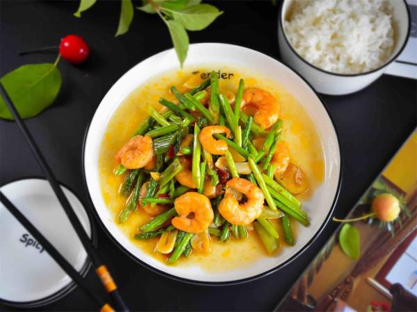 蘆筍蝦仁的做法-咸鮮味炒菜譜