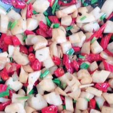 小炒藕丁的做法-香辣味炒菜譜