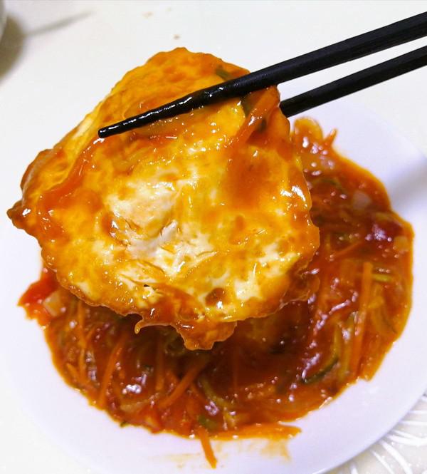 五柳炸蛋的做法-酸甜味炸菜譜