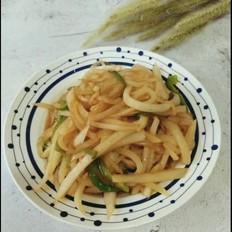 酸辣蘿卜絲的做法-酸辣味炒菜譜