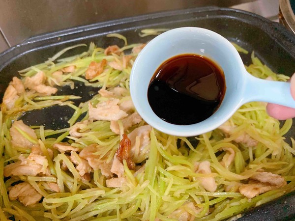 萵苣絲炒五花肉的做法-家常味炒菜譜