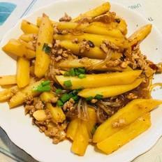 肉末土豆條的做法-香辣味煮菜譜