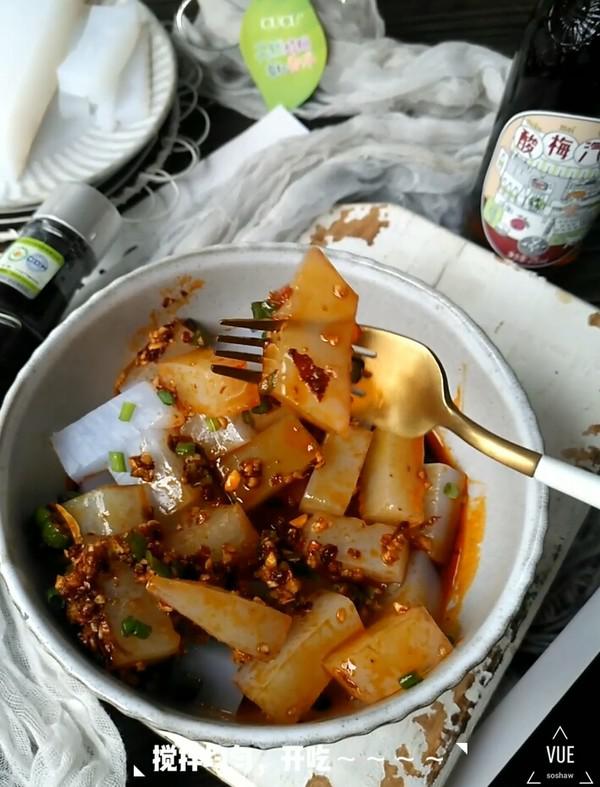 酸辣涼粉（豌豆淀粉版）的做法-家常味煮菜譜