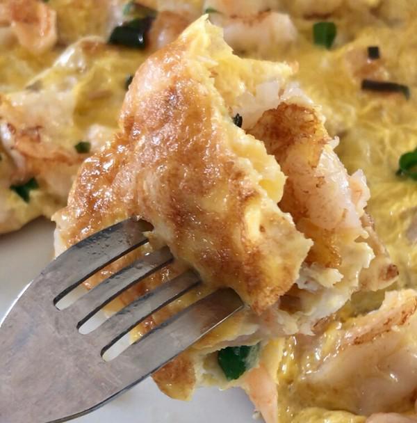 蝦仁烘蛋的做法-咸鮮味煎菜譜