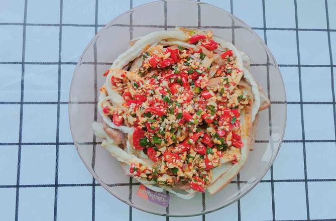 手撕茄子的做法-香辣味拌菜譜