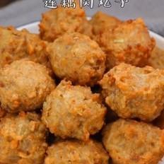 蓮藕肉丸子的做法-咸鮮味炸菜譜