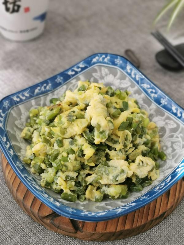 蒜苔炒雞蛋的做法-家常味炒菜譜