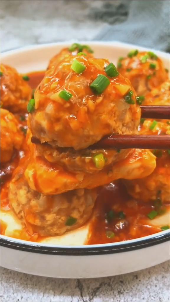 豆腐蒸肉丸的做法-咸鮮味蒸菜譜