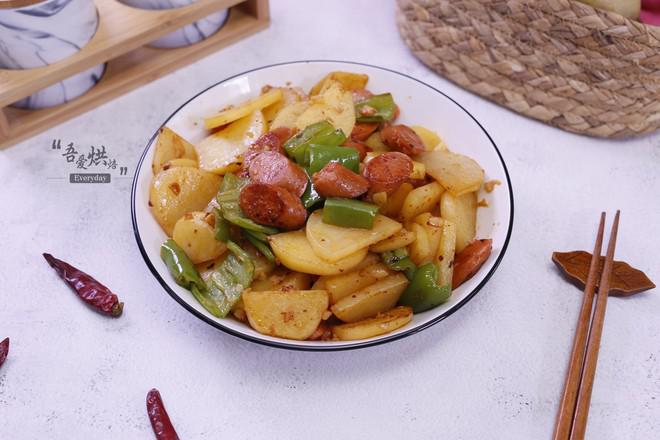 家常炒土豆片的做法-香辣味炒菜譜