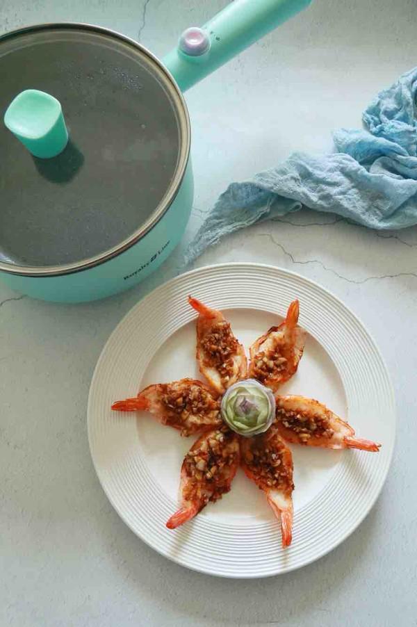 蒜蓉大蝦的做法-咸鮮味煎菜譜