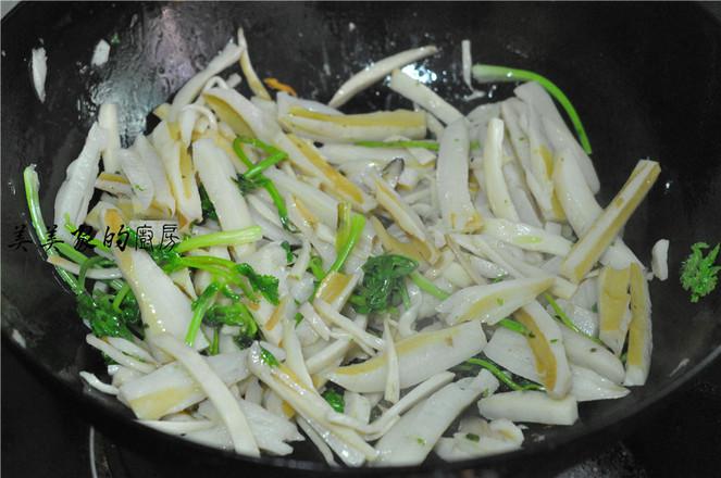 家常芫爆雙鮮的做法-家常味炒菜譜