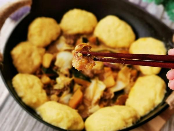 蔬菜燉牛肉貼餅子的做法-家常味燉菜譜