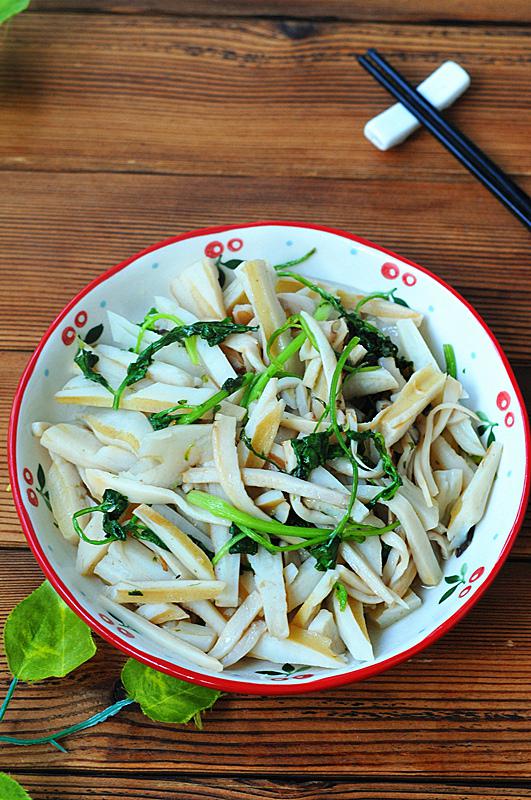 家常芫爆雙鮮的做法-家常味炒菜譜