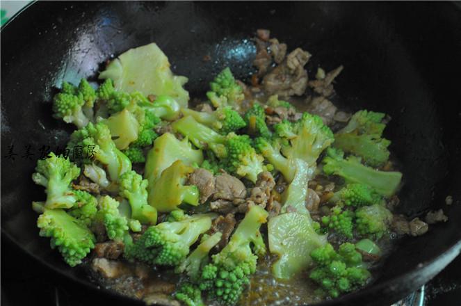 寶塔菜炒肉片的做法-家常味炒菜譜