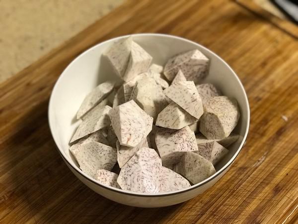 香蒸芋頭（咸鮮版）的做法-家常味蒸菜譜