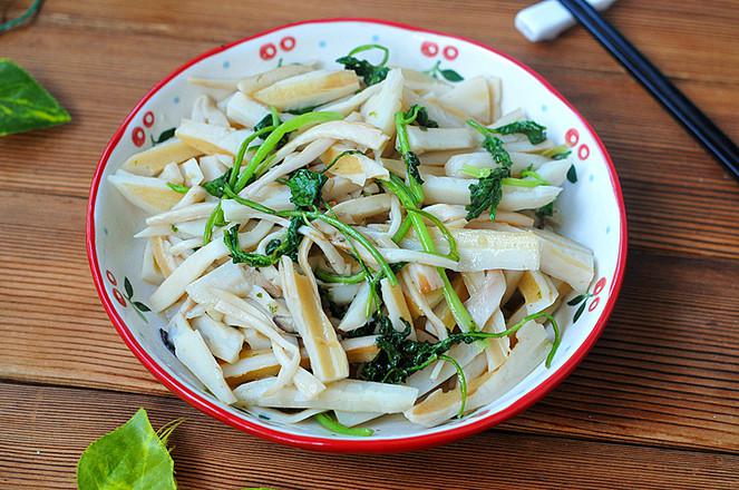 家常芫爆雙鮮的做法-家常味炒菜譜