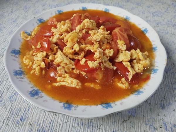 番茄炒雞蛋的做法-咸鮮味炒菜譜