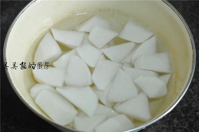 蘿卜腐竹燒排骨的做法-家常味燒菜譜