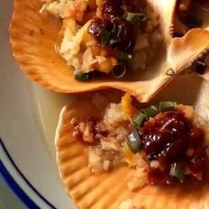 豆瓣醬蒸扇貝的做法-咸鮮味蒸菜譜