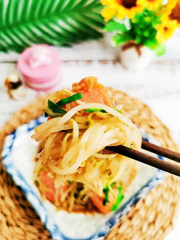 豆芽炒香腸的做法-咸鮮味炒菜譜